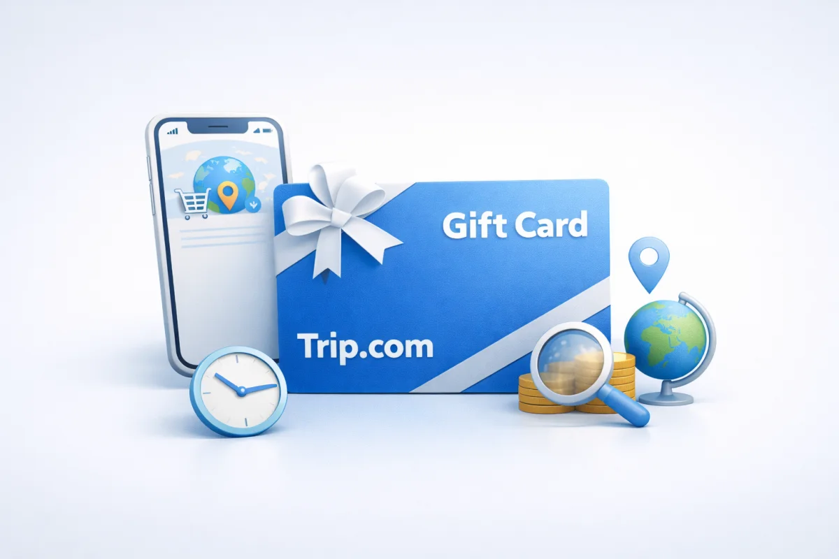 Trip.com Gift Cards в 2026 году: номиналы, лимиты, комиссии и возврат